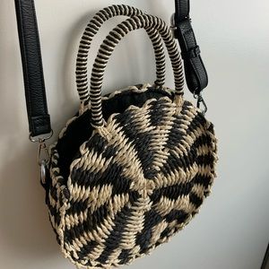 Woven convertible purse